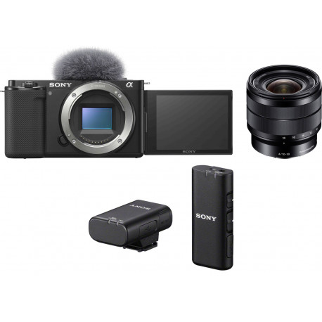 Sony ZV-E10 + 10-18mm f/4.0 + wireless microphone