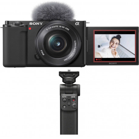 Sony ZV-E10 + 16-50mm Kit + käepide