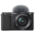 Sony ZV-E10 + 16-50mm + juhtmevaba mikrofon