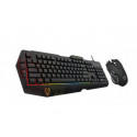 VERTUX Vendetta Backlit Gaming Keyboard + Mouse