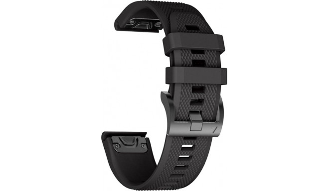 Tech-Protect kellarihm Smooth Garmin fenix 5/6/6 Pro 22mm, must