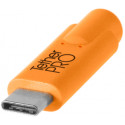 TetherPro cable USB - USB-C 4.6m, orange