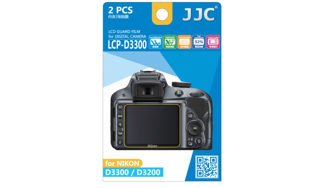 JJC LCP D3300 LCD Screenprotector