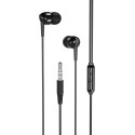 XO Wired earphones EP37 jack 3,5mm black