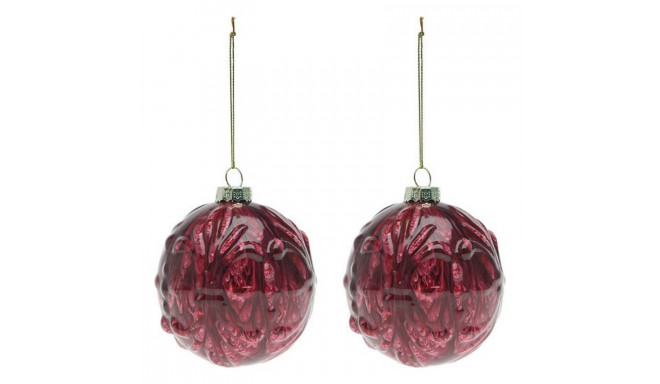 Christmas Baubles (2 pcs) 112575 - Red