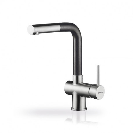 Kitchen tap Pyramis black