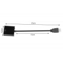 RoGer Adapter to Transfer HDMI to VGA (+Audio) Black