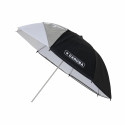 Caruba Flash Umbrella   81cm / 32" (white + black/silver cover)