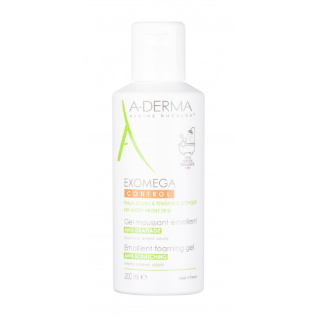 A-Derma Exomega Control Emollient Foaming Gel (200ml)