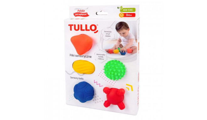 Arendav mänguasi lastele sensoorsed pallid AM Tullo 5 tk