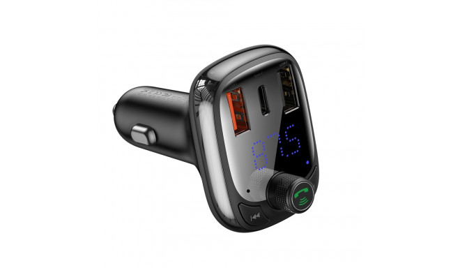 Baseus FM vysílač Bluetooth 5.0 nabíječka do auta PPS Quick Charge QC4.0 Napájení USB typu C / micro