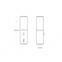 Baseus Square Tube mini handheld fan pink( CXMN-04)