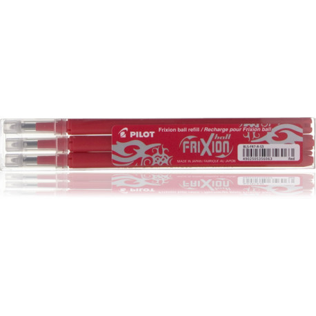 Tindisüdamik Pilot Frixion BLS-FR7 0,7 punane 3tk/kmpl