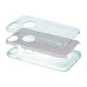 Glitter 3in1 case for iPhone 13 6,1" silver