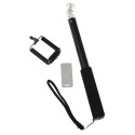 Caruba Selfie Stick + Holder + Remote Control for IOS/Android Wit