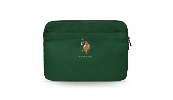 US Polo Assn. Cover for a 13" laptop - green