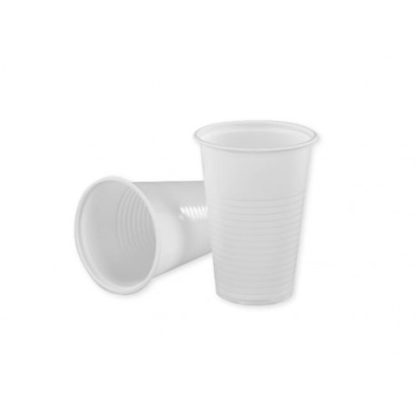 Plastist joogitops PP valge, 200ml 50tk/pk