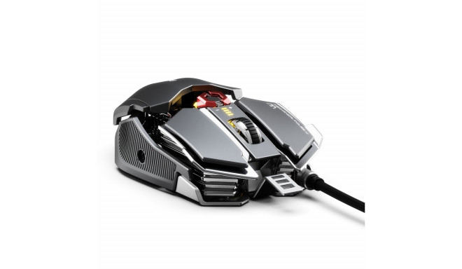 Inphic PG6 Gaming Mouse 500-7200 DPI Silver/Red - Mice - Photopoint