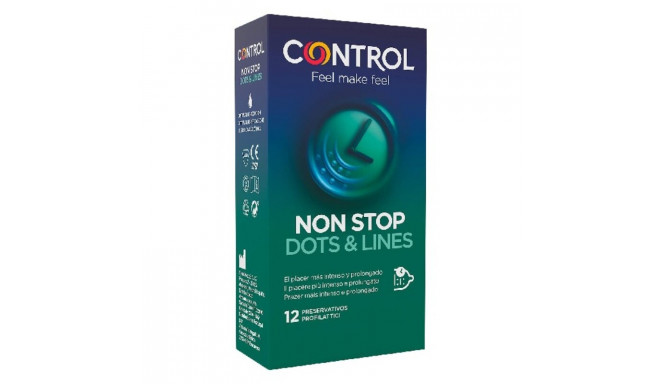 Condoms Non Stop Dots & Lines Control (12 uds)