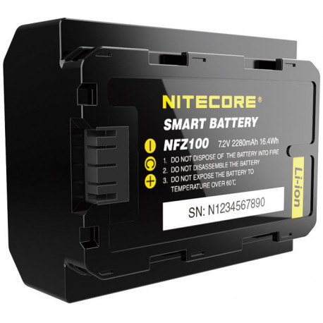 Nitecore aku Smart Sony NP-FZ100 2280mAh
