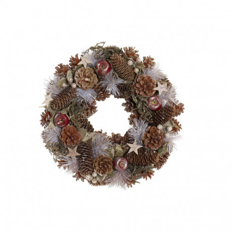 Advent wreathe DKD Home Decor Sheets (34 x 34 x 9 cm)