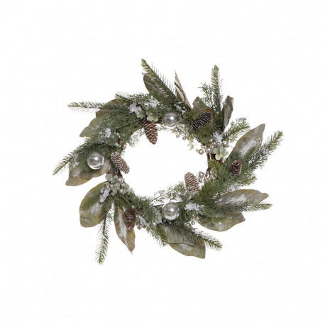 Advent wreathe DKD Home Decor PVC (50 x 10 x 50 cm)