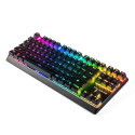 Modecom Volcano Lanparty RGB keyboard USB QWERTY US English Black