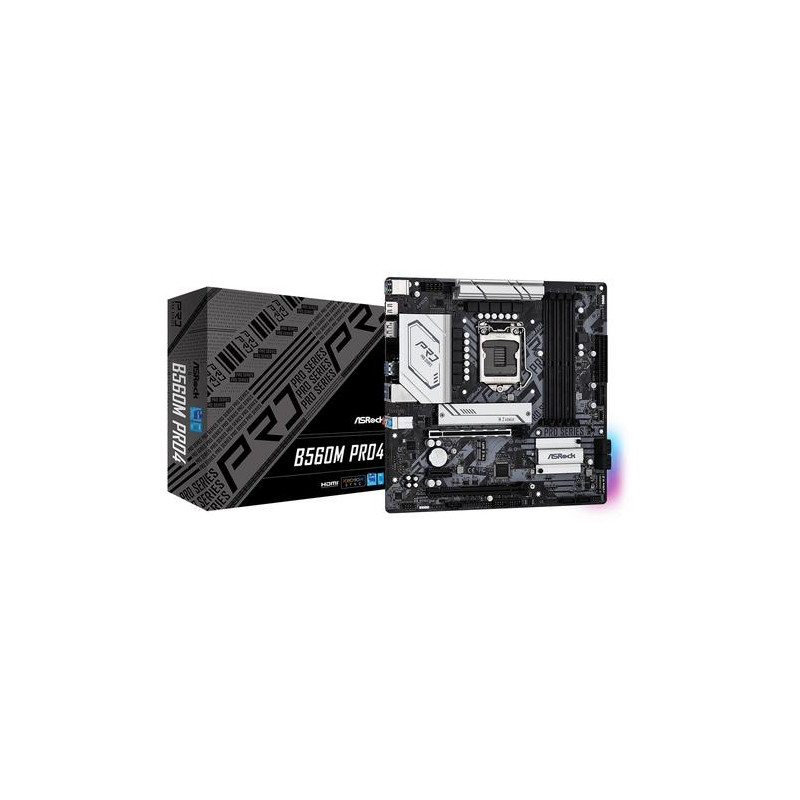 Asrock B560M Pro4 Intel B560 LGA 1200 (Socket H5) micro ATX - Mainboards -  Photopoint.lv