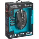 Defender Killer GM-170L mouse Ambidextrous USB Type-A Optical 3200 DPI