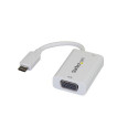 StarTech.com USB C to VGA Adapter with Power Delivery - 1080p USB Type-C to VGA Monitor Video Conver