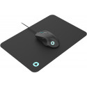 Platinet mouse PMOM010 + mousepad, black (45571)