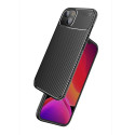 Mocco Trust Armored Shockproof Carbon Case for Apple iPhone 13 Pro Black