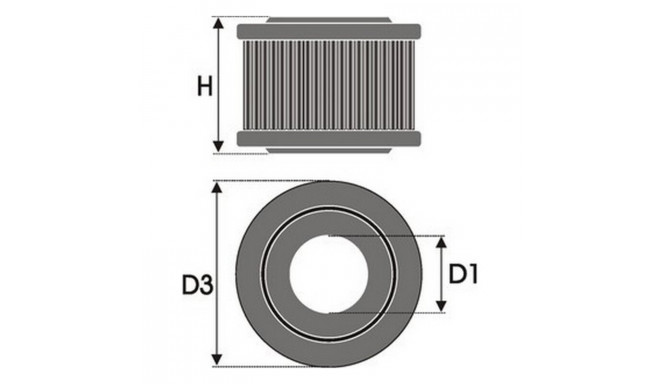 Air filter Green Filters R086753