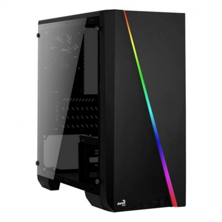 ATX Semi-tower Korpus Aerocool Cyclon Mini LED RGB Must