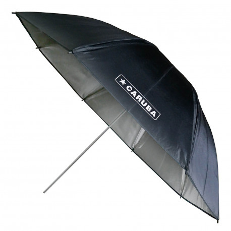Caruba vihmavari 109cm, hõbedane/must