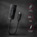 Axagon RVC-DP video cable adapter 0.22 m USB Type-C DisplayPort Black