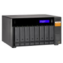 QNAP TL-D800S storage drive enclosure HDD/SSD enclosure Black, Grey 2.5/3.5"