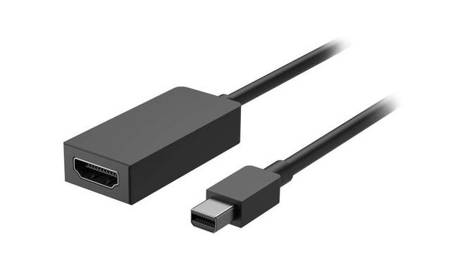 Microsoft Surface EJU-00004 video cable adapter Mini DisplayPort HDMI Black