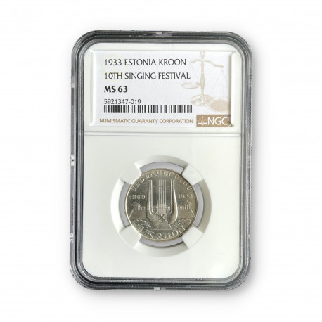 1 KROON 1933 Laulupidu