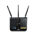 ASUS RT-AC68U wireless router Gigabit Ethernet Dual-band (2.4 GHz / 5 GHz) Black
