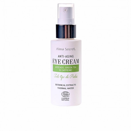 ALMA SECRET EYE CREAM antiedad con aguacate, té verde & cafeína botanica