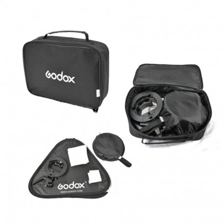 Godox S type Bracket Bowens + Softbox 80x80cm + Grid