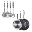 Set of pans Masterpro Hi-Tech 3 Stainless steel (7 pcs)