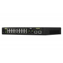 QNAP QSW-M2116P-2T2S network switch Managed L2 2.5G Ethernet Power over Ethernet (PoE) Black