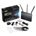 ASUS DSL-AC68U wireless router Gigabit Ethernet Dual-band (2.4 GHz / 5 GHz) 3G Black