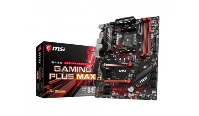 MSI B450 GAMING PLUS MAX motherboard AMD B450 Socket AM4 ATX