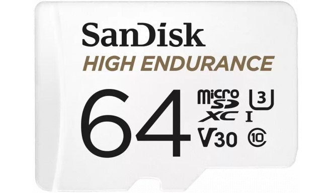 Sandisk карта памяти microSDXC 64GB High Endurance