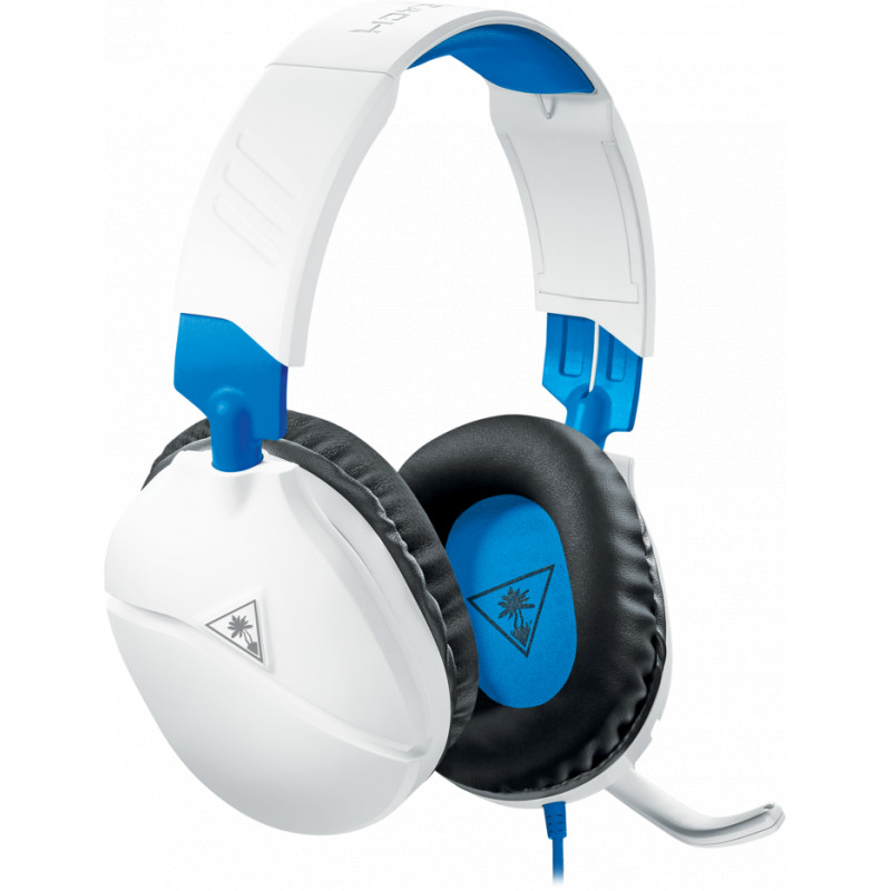 Turtle Beach kõrvaklapid + mikrofon Recon 70 PlayStation, valge/sinine