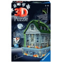 Puzzle 3D 216 pcs Haunted house glowing in the dark 