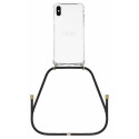 Lookabe kaitseümbris Necklace iPhone X/Xs, kuldne/must (loo003)